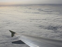 Blick aus dem Flugzeug